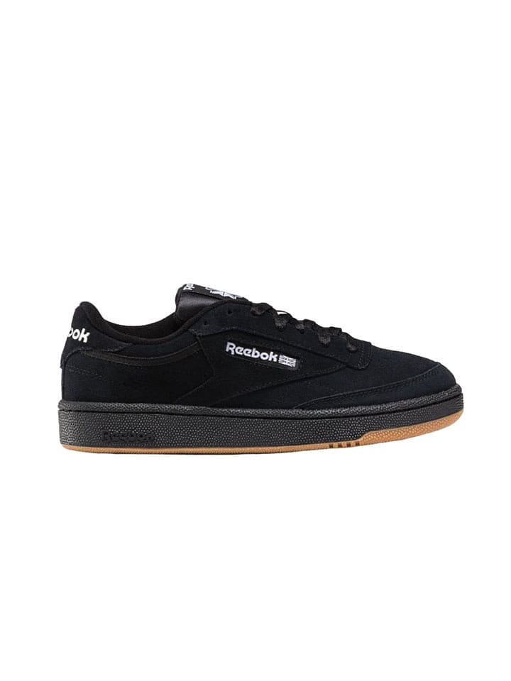 Reebok Leder-Sneakers "Club C 85" in Schwarz - 36,5