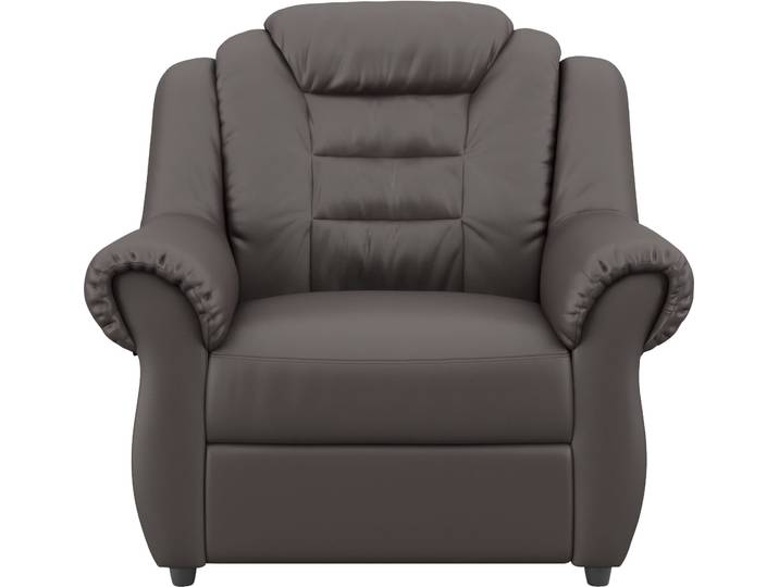 Sessel GOODPRODUCT Boston , braun (mud), H:102cm T:101cm, 64% Polyurethan, 25% Polyester, 11% Baumwolle, Sessel, Sessel, mit hoher Rückenlehne