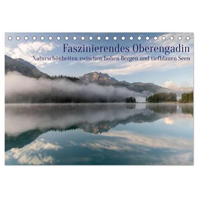 Faszinierendes Oberengadin (Tischkalender 2026 DIN A5 quer), CALVENDO Monatskalender