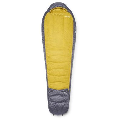 Rab - Neutrino -6C / 20F - Daunenschlafsack Gr Long - Body Size: 200 cm Zip: Left Graphene / Dark Pollen