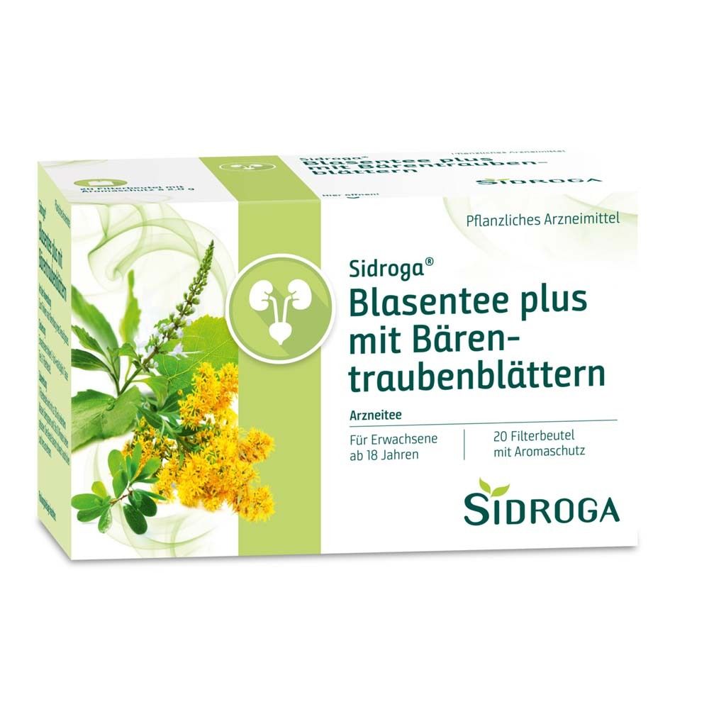 Sidroga Blasentee plus mit Bärentraubenblättern 20x2 g Tee