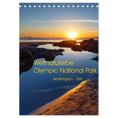 Weltnaturerbe Olympic National Park (Tischkalender 2027 DIN A5 hoch), CALVENDO Monatskalender