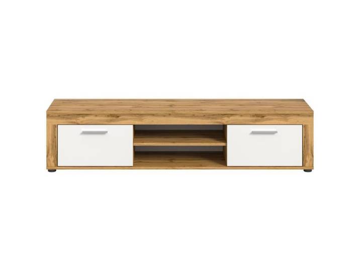 Meuble TV Aosta Blanc/Chêne 160/37/40