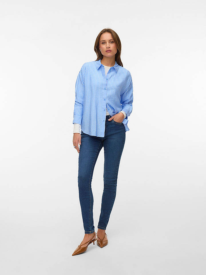 Vero Moda Hemd in Hellblau - XS