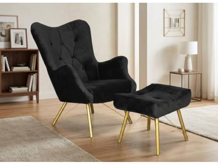 Family Meble Sessel mit Fußhocker Luna Royal – Variante Royal 31