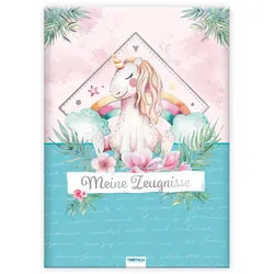 TRÖTSCH VERLAG Zeugnismappe DIN A4, Einhorn