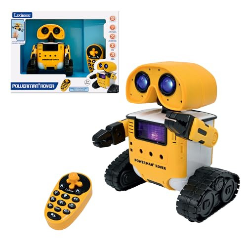 Lexibook Powerman Rover programmeerbare STEM robot met afstandsbediening en gebarenbediening, ROB14LXB