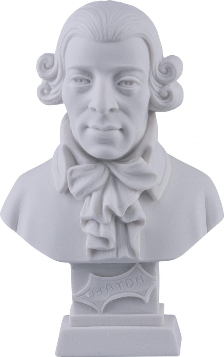 Music Gifts Albast borstbeeld Haydn 11 cm