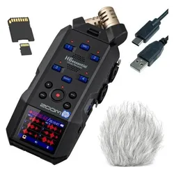 Zoom Audio-Recorder H6essential mit Zubehör-Set (Mehrspurrecorder), Audiorecorder, Schwarz