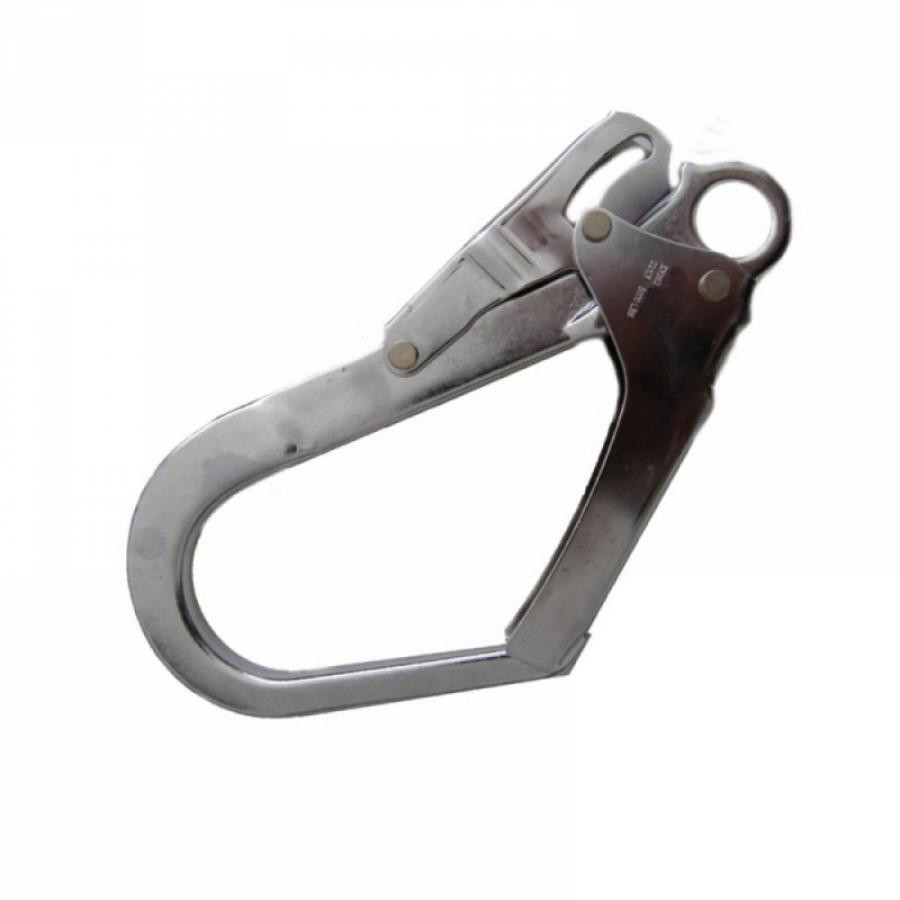 Dedra Karabinek Stalen Karabiner met Dubbele Beveiliging en 60mm Opening