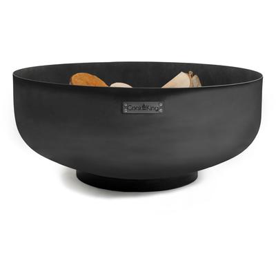 Feuerschale COOKKING "Palermo", schwarz, H:35cm Ø:80cm, Stahl, Feuerkörbe, Ø 80x35 cm
