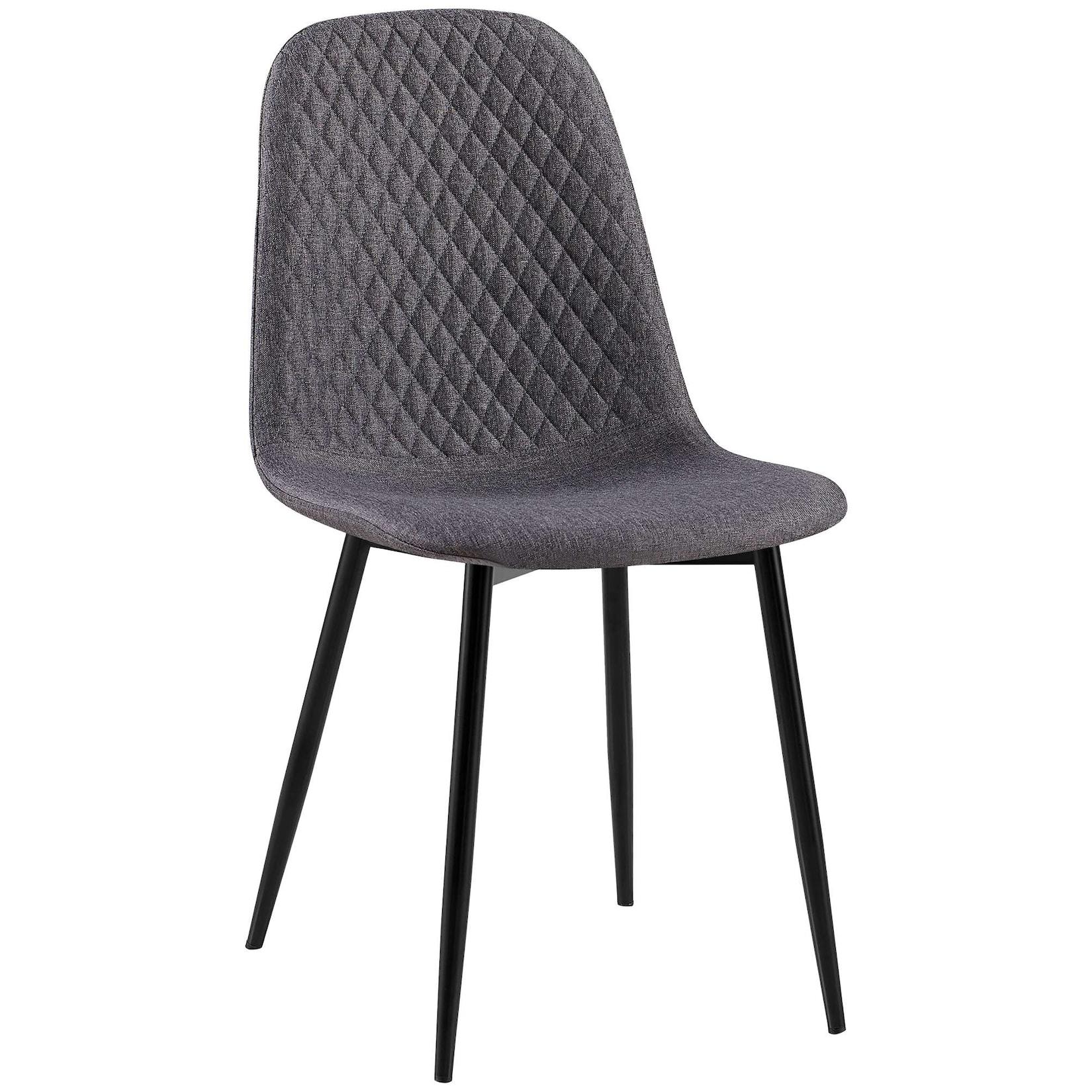 CLP Stuhl Giverny Stoff Farbe: dunkelgrau, Material: Stoff