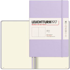Leuchtturm1917 Notizbuch Medium, 365496, Karton Softcover, Lilac, 62 Blatt / 123 Seiten, 80 g/m², blanko, A5