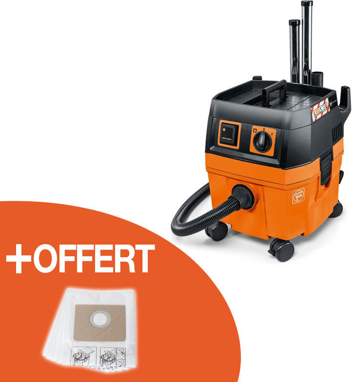 FEIN Pack aspirateur eau poussière Dustex 25 L avec set d'accessoires - 92035060000