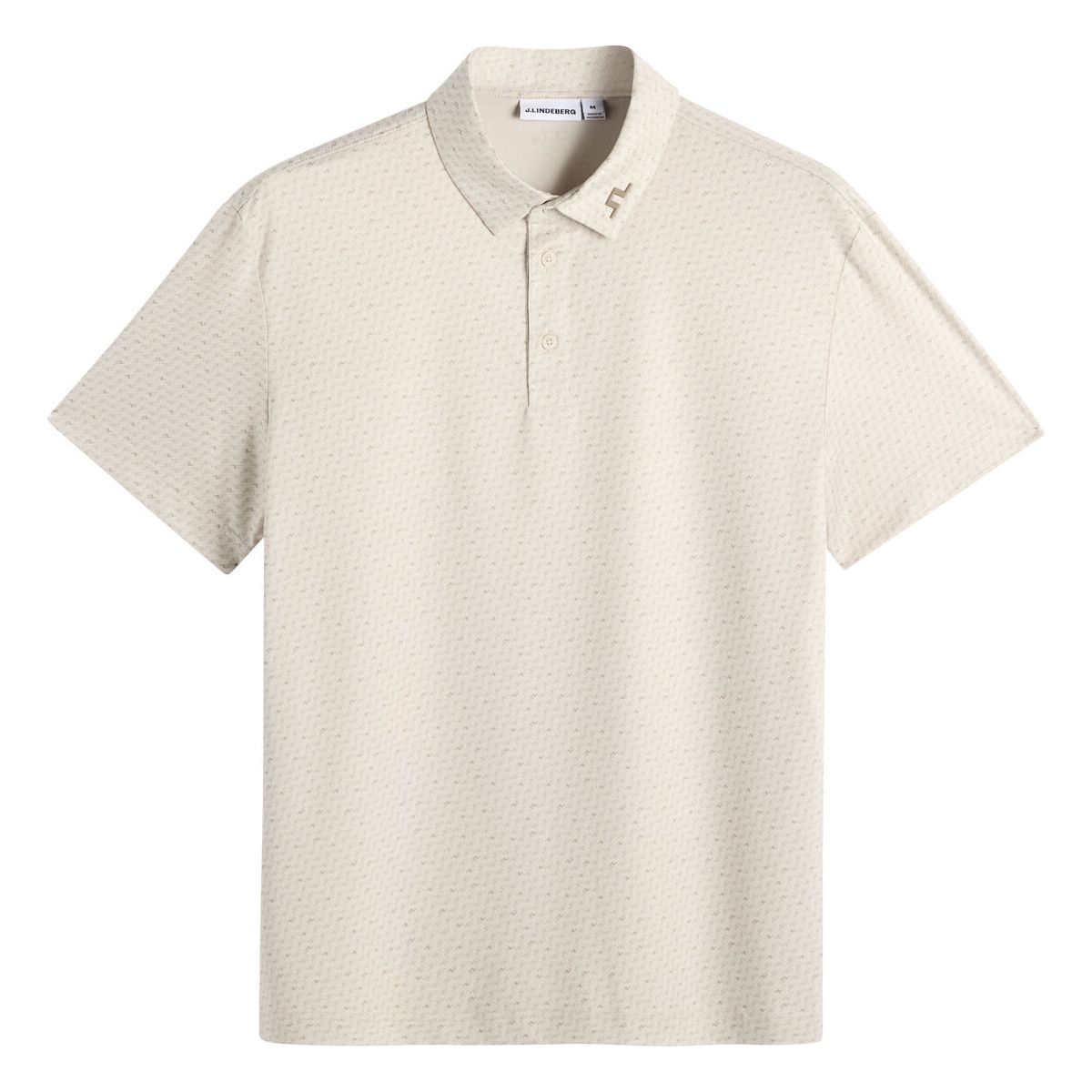 J.Lindeberg Tod Print Polo bias bridge micro moon brindle (C167) S GMJT15427-C167-S