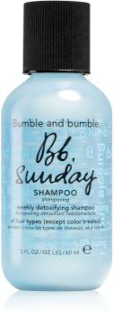Bumble and Bumble Bb. Sunday Shampoo champô de limpeza desintoxicante 60 ml. Bb. Sunday Shampoo