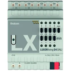 Theben DALI-Aktor LUXORliving D4 DALI