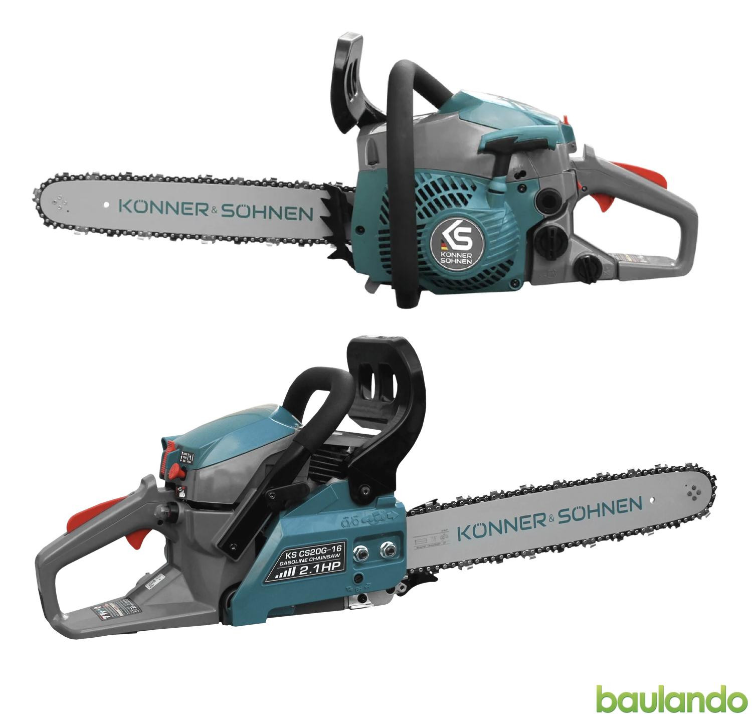 Könner & Söhnen benzinekettingzaag CS20G-16 met 40 cm zaagblad