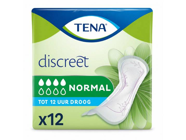 Tena discreet normal inlegkruisjes - 12 stuks