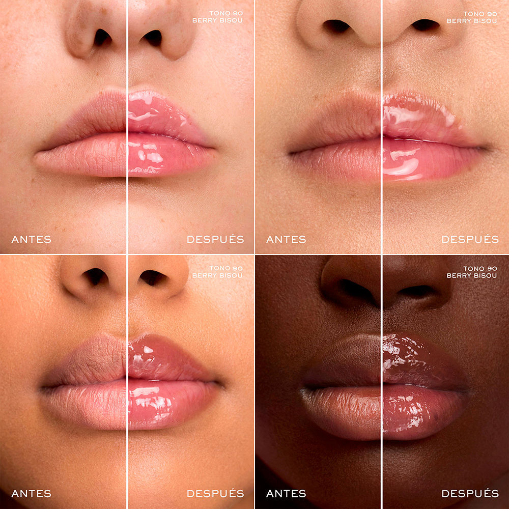 Lancôme Lip Idôle Juicytreat gloss hidratante #90-Berry bisou