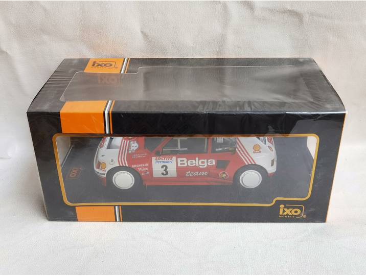 Modèle réduit en métal IXO, échelle 1/18, TOYOTA CELICA GT FOUR. # Modèle de voiture en alliage Toyota Rally C6 51990