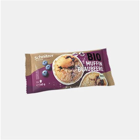 SCHNITZER MUFFIN MIRTILO S/GLUTEN BIO 2*70GR