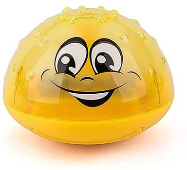 Uplifted Goods Electric Inductive Water Spray And Light Sphere yellow Ball