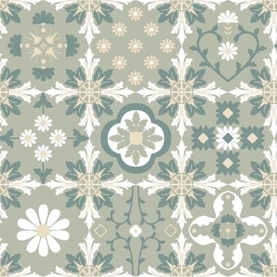 "Veer Decor Ceramic Tiles Wallpaper - Roll 20.86""x33ft"