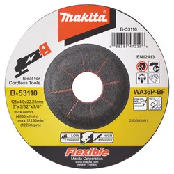 Makita Schruppscheibe flexibel, 125 mm - B-53110