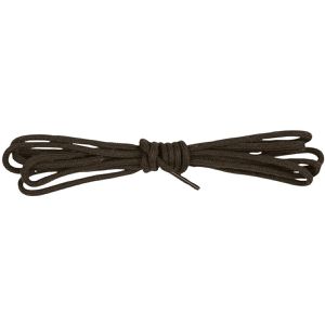 Bergal Schnürsenkel Rundsenkel, dünn, dunkelbraun, rund Ø 2,5 mm, Baumwolle, 60cm