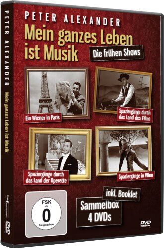 Fred Kraus - Peter Alexander - Mein ganzes Leben ist Musik (Sammelbox 4DVDs inkl. Booklet) - Preis vom 09.10.2026 07:28:09 h