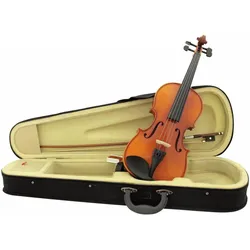 Dimavery Violine 3/4 mit Bogen, im Case (Geige, 3/4), Streichinstrumente