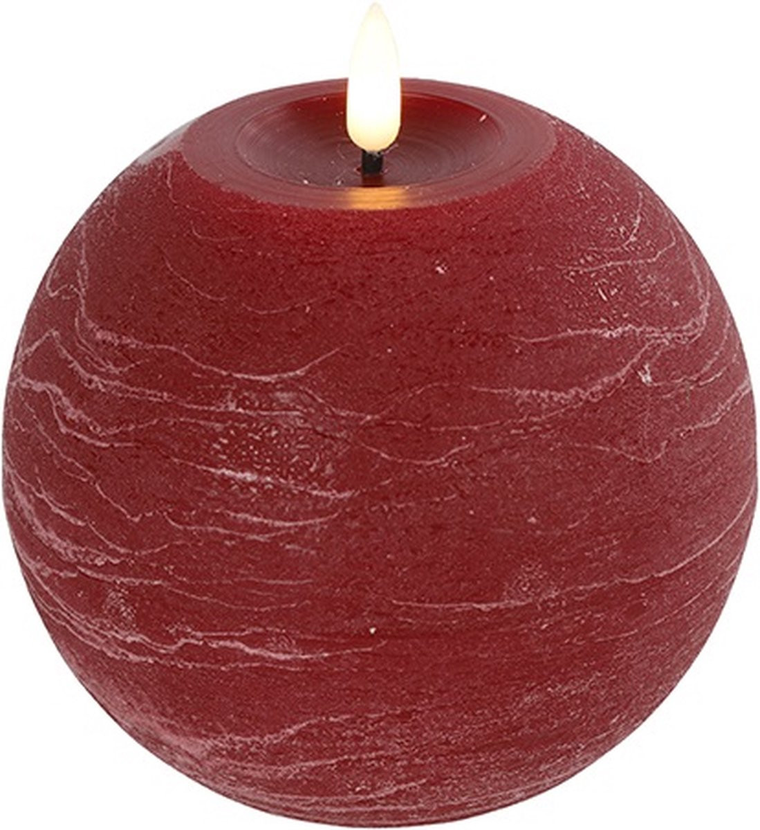 Bolkaars LED rond Lyon Large rood B12 x D12 x H 12,5 cm