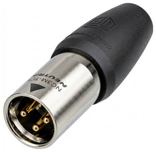 Neutrik NC3MX1-TOP XLR-Steckverbinder Stecker, gerade Polzahl: 3 Mono Silber 1St.