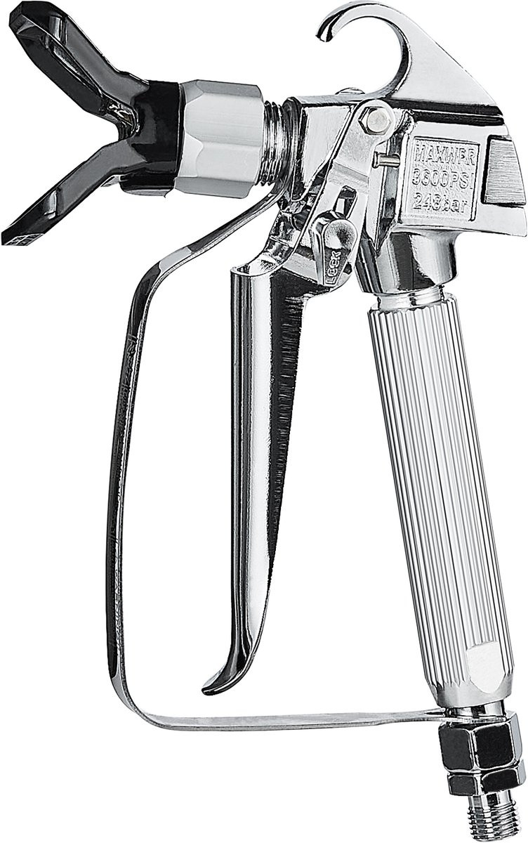 Airless Verfspuitpistool 3600 PSI Hogedrukset met 517 Spuitmond en Accessoires in Zilver