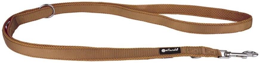 Hundeleine "Mesh 3 m verstellbare Führleine M", braun, B:2cm L:3m, Kunststoff, Leinen, Hundeleine braun L/B: 3m x 2cm