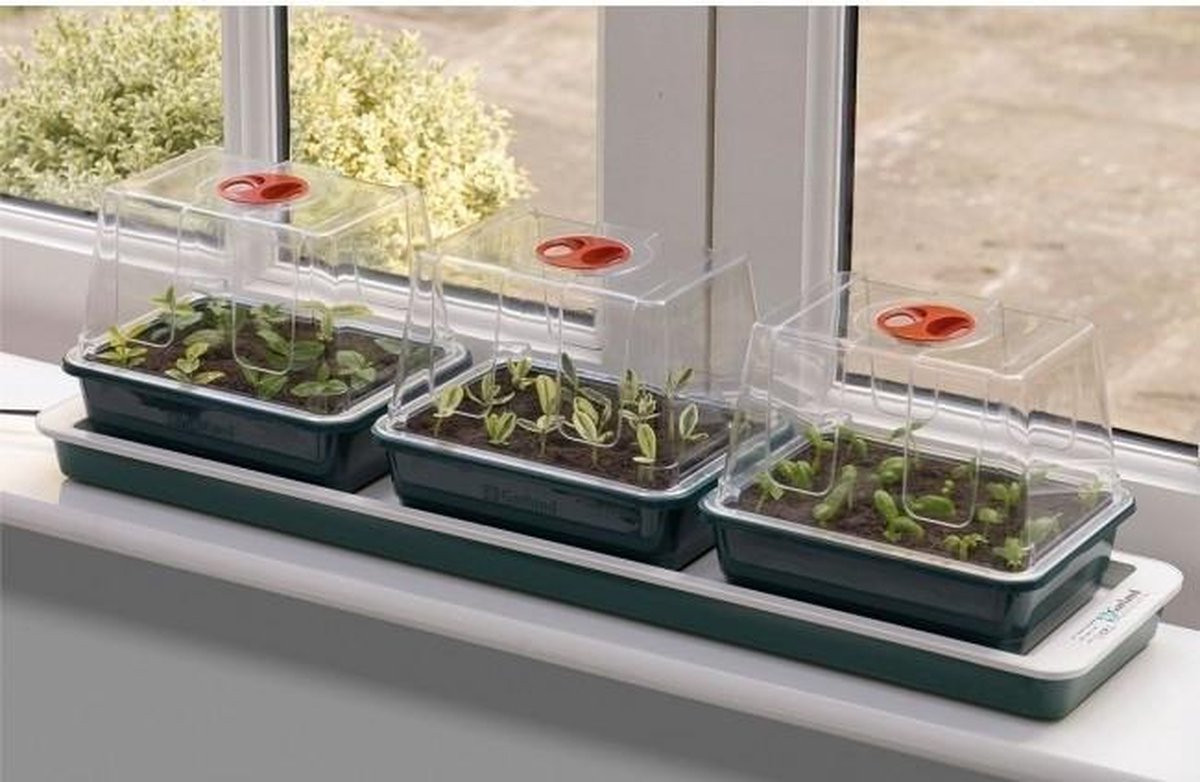 Garland Elektrische verwarmde vensterbank Propagator met 3 trays