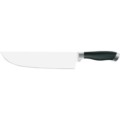 Fleischmesser PINTINOX "Coltelli Professional", schwarz (edelstahlfarben, schwarz), Klingenlänge 20cm, Edelstahl, Kunststoff, Kochmesser, Fleischmesser, Edelstahl/Kunststoff, spülmaschinengeeignet