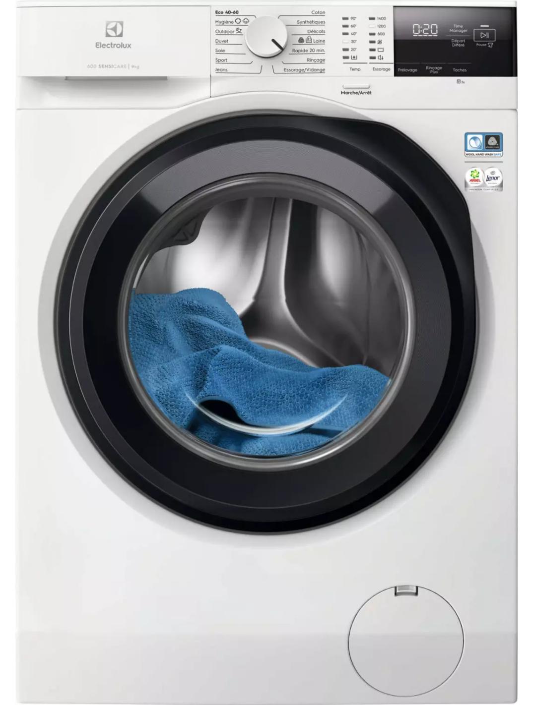 9 kg frontlader-waschmaschine, 1400 u/min Electrolux EW6FI4943FA