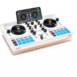 Hercules MIX ULTRA Digital Vinyl System (DVS) Scratcher Weiß