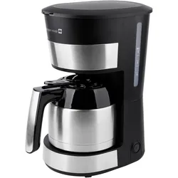 Tarrington House Kaffeemaschine CME132468, Edelstahl, 1 L, 800 W, silber/schwarz