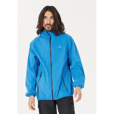 Outdoorjacke WHISTLER "Selawik", Herren, Gr. M, blau, 100% Polyester, unifarben, normal, hoch geschlossener Ausschnitt, Jacken Outdoorjacke, im funktionalen und wasserdichten Layertech-Design