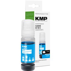 kompatibel für Canon GI-50C 70ml cyan Tinte KMP