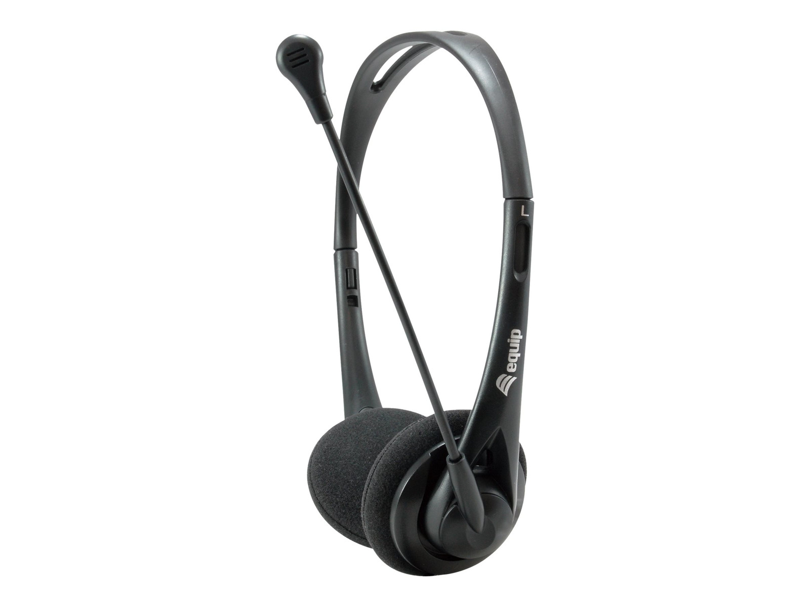 Equip 245302 Stereo Headset met Microfoon en Afstandsbediening en 2m Kabel