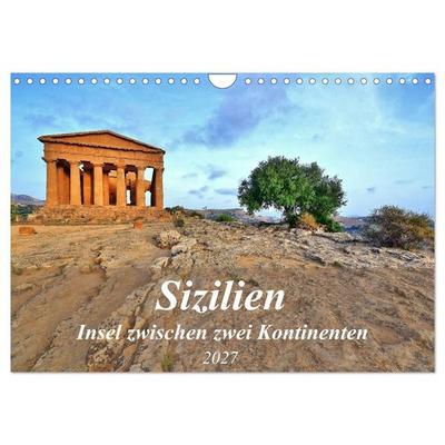 Sizilien - Insel zwischen zwei Kontinenten (Wandkalender 2027 DIN A4 quer), CALVENDO Monatskalender