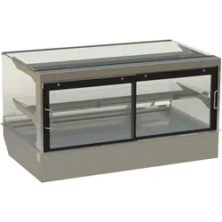HAGOLA Showcase "Oslo" eckig, 2 Auslagen  1330x510/200x792mm (BxHxT)  für Zentralkühlung
