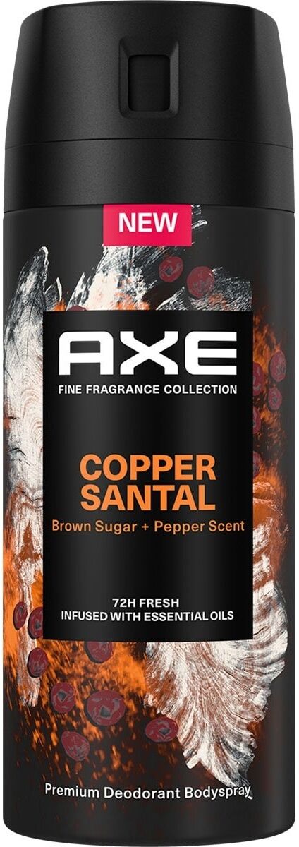 Axe Santal Copper Body Spray Deodorant 150 ml