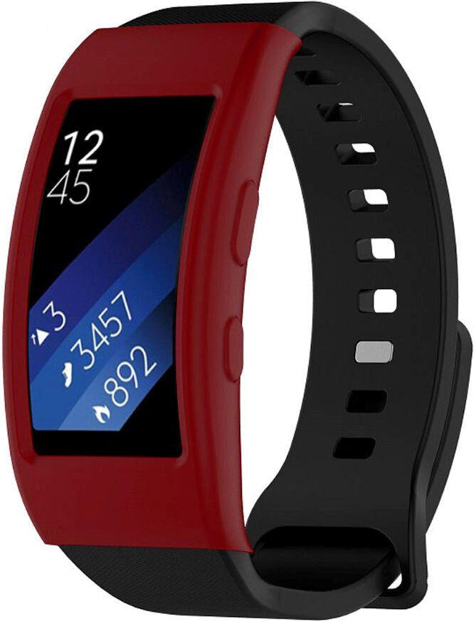 INCOVER Samsung Gear Fit2 Pro Silikone Cover - Smartwatch - Rød