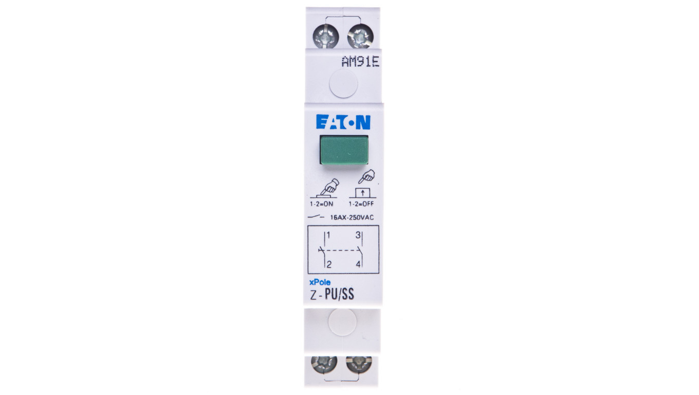 Eaton Modulaire drukknop 16A 2Z Z-PU/SS 276292
