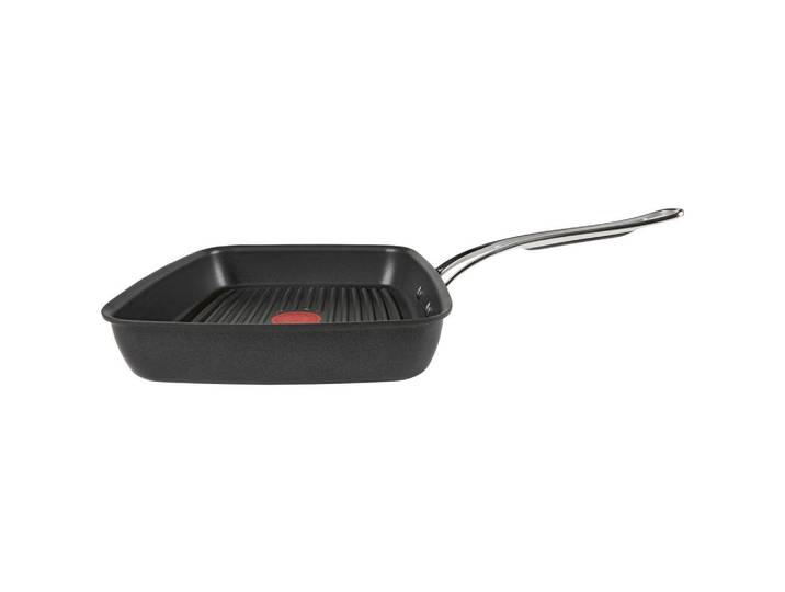 Tefal Pfanne Jamie Oliver, Schwarz, Metall, rund, 30.1x12.1x50.6 cm, backofengeeignet, Kochgeschirr, Pfannen, Bratpfannen